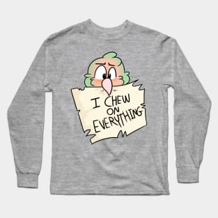 "I chew on everything" Lovebird Long Sleeve T-Shirt